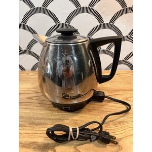 Vintage‎ Jet-O-Matic Model 10 Electric Coffee Percolator
